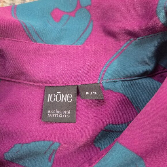 Simons Icone Satin Blouse, size S - Picture 3 of 5